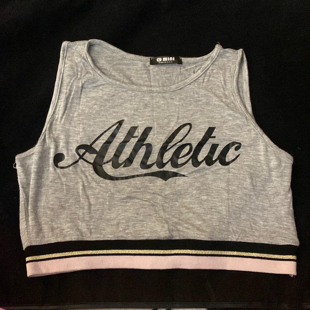 Athletic crop top